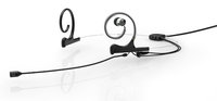 d:fine™ 88 In-Ear Broadcast Cardioid Headset Microphone in Black with Dual-Ear Mounts, Single In-Ear Monitor, and 120mm Boom
