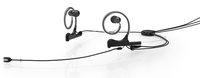 d:fine Cardioid  Headset Mic with Dual IEMs, 120mm Boom Arm, and MicroDot Connector, Black