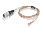 E6CABLET2AN Duramax E6 Earset Cable with 4-pin Hirose  for Audio-Technica, Tan