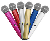 Colored Handle for BLX Handheld Transmitter with SM58 Capsule
