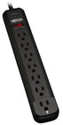 Protect It! 7-Outlet 1080 Joules Surge Protector with 12-ft. Cord and Black Housing