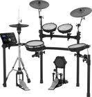 5-Piece Electronic Drum Kit with Mesh Heads, 3x Cymbal Pads