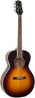 Vintage Sunburst Solid Top Small Body Acoustic Guitar