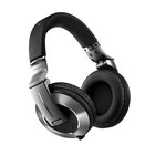Professional DJ Reference Headphones in Silver with Detachable Cable and Rotating Ear Cups