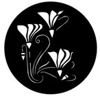 Nouveau Flowers Steel Gobo