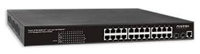 400W 24-port Full L2 Management plus 2 SFP Open Slot PoE Switch in Black