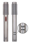 Matched Pair of Active Ribbon Microphones, Dull Nickel Finish
