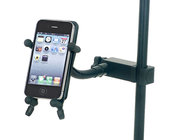 KB125E System X Series Smartphone Holder with Tube Clamp in Green