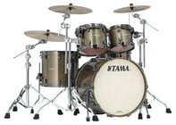 4 Piece Starclassic Bubinga Shell Pack in Galaxy Chameleon Sparkle Finish with Black Nickel Hardware