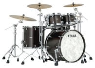 4 Piece STAR Drum Walnut Shell Pack in Satin Black Walnut Finish