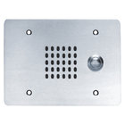 25V, 3 Gang, Vandal Proof Intercom Station with Cone Loudspeaker, Call Switch