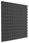 Auralex 2PYR24CHA 12-Pack of 2'x4'x2" StudioFoam Pyramids Acoustic Panels in Charcoal