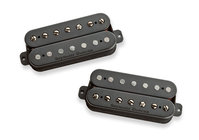 Bridge and Neck Humbucking Pickups in Black, Set of 2