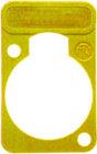 Neutrik DSS-YELLOW Yellow Lettering Plate for D Connectors