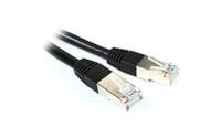 1' CAT6 Shielded Cable, Black