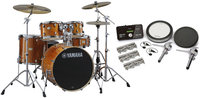 Stage Custom Hybrid Electronic / Acoustic Kit in Honey Amber