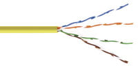 Bulk Cable CAT6-Stranded UTP 1000', Black