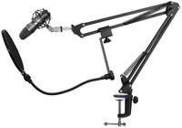 Condenser Microphone Starter Package with Broadcast Arm