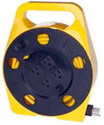 ECR-2 Retractable 25 ft Extension Cord Reel with 4 Outlets on Side