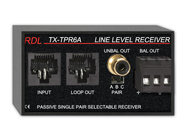 Passive 1-Pair Receiver, Twisted Pair Format-A , Balanced Line Output