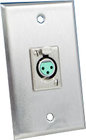 1 Gang 1 E/EH Connector Hole Wallplate in Stainless Steel