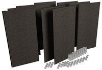 Acoustic Panel Room Treatment System in Obsidian