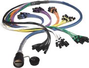3ft 6 Channel Inline Multipin/Fanout Snake with DT12IF Multipin Connectors, 6 XLRF Returns