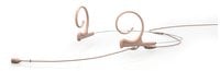 d:fine Dual-Ear Cardioid Headset Mic with 1/8" Mini-Jack, Beige