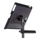 Snap-On iPad Microphone Stand Mount with u-mount in Gun Metal