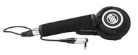 Single-Ear DJ Headphone with Detachable Coiled Cable