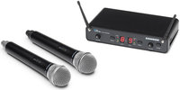 Wireless Microphone System with 2x Handheld Transmitters