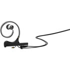 d:fine Single In-Ear Broadcast Headset Mount, Black, Microdot, Single-Ear, 3.5 mm Locking Ring for Senn