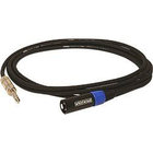 1/4" Right Angle Cable - TRS Male to XLRM, 3ft