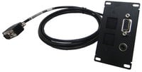 VGA Female to Male Insert Plate for Cable Nook Jr with 6 ft Pass Thru Cable