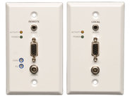 Cat5 / Cat6 Wall Plate VGA Extender Kit with Audio