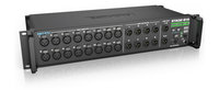 16x12 Stage Box USB 2.0 AVB Ethernet Audio Interface with 16 Mic Preamps