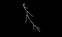 "Lightning" Pattern Steel Gobo