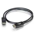 DisplayPort Cable with Latches 10 ft M/M DisplayPort Cable, Black