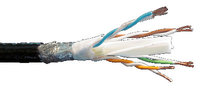 15 ft Cat6a Cable with RJ45 and Neutrik Ethercon Connectors