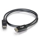 3 ft M/M DisplayPort Cable with Latches, Black