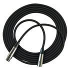 25 ft XLR Microphone Cable in Black