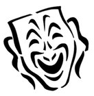 Mask Comedy Steel Gobo