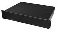 Utility Drawer, 3 Rack Units, 14.5" Deep, Black