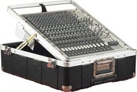 12RU, 6.5" Deep Pop-Up Mixer Case with Wheels
