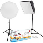 uLite 2-Light Collapsible Softbox Kit