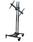 Mobile Cart with 60 in. Dual Poles and Rotating Mount