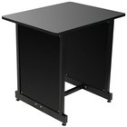 12 RU Rack Stand (Black Steel Finish)