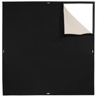 Scrim Jim&reg; Cine 4&#039; x 4&#039; Unbleached Muslin/Black Fabric