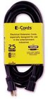 6' 14 Gauge, 3-Conductor Electrical Extension Cord with 3-Conductor Power Block