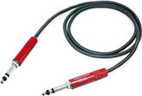 2' Red 1/4" TRS Patch Cable
